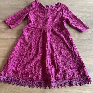 Girls sz 7-8 lace dress